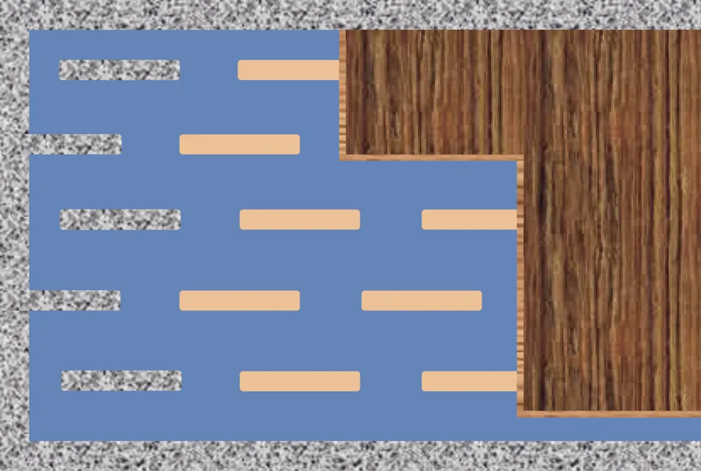 Schlitzmatte mit Folgen