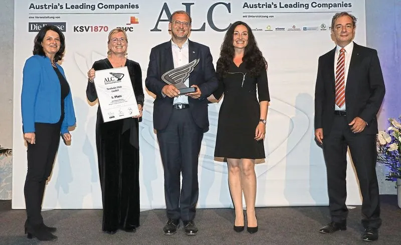 Als „Austria‘s Leading Company“ ausgezeichnet