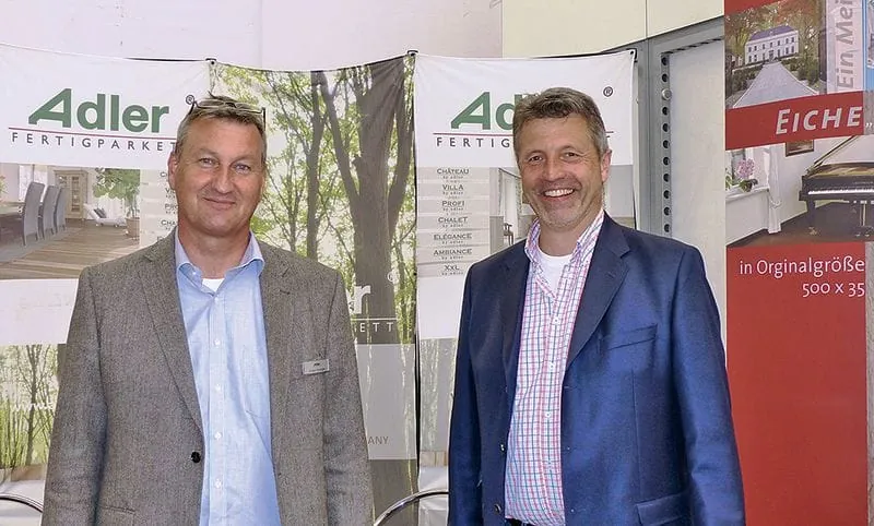 Treffpunkt der Fußbodenfamilie