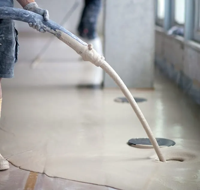 Calciumsulfat-Fließestrich