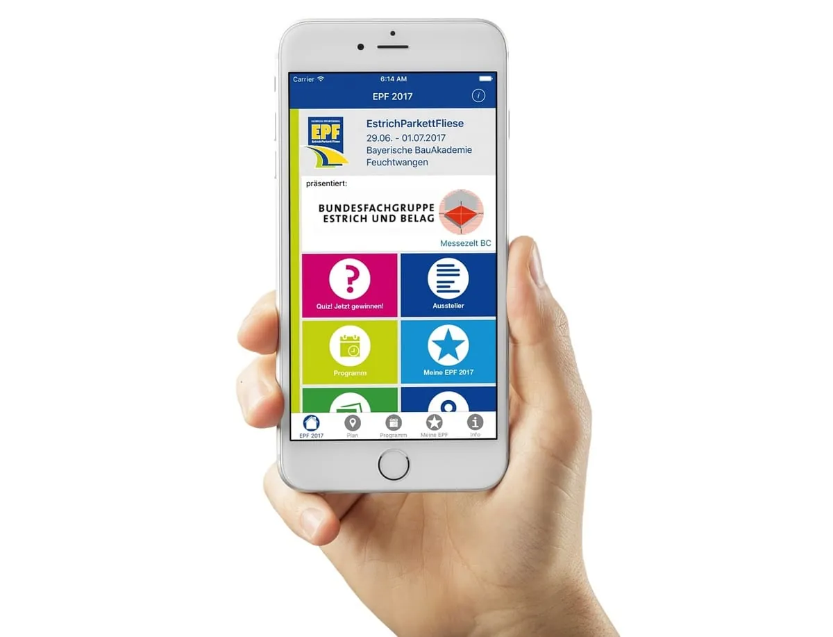EPF: Dieses Jahr mit neuer Messe-App