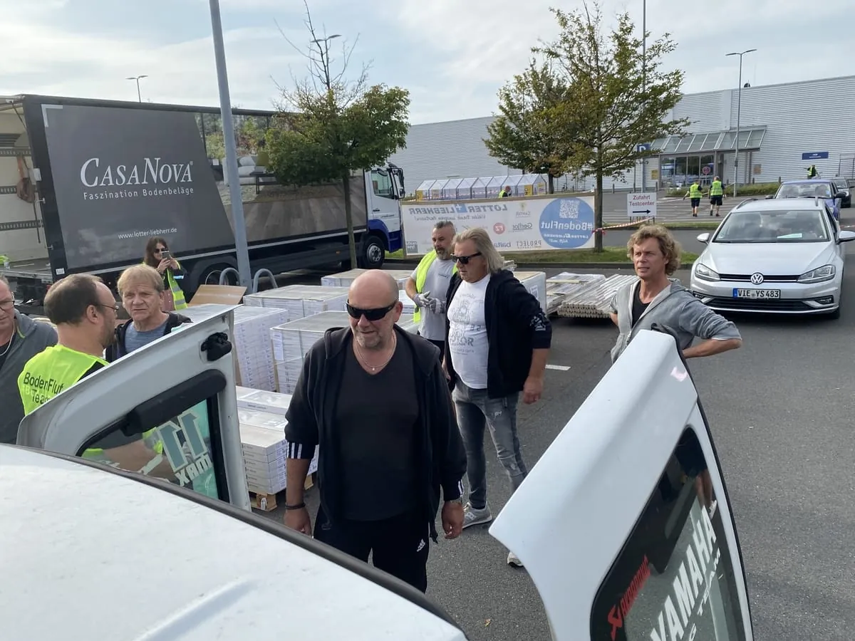 Hilfsaktion Bodenflut in Euskirchen