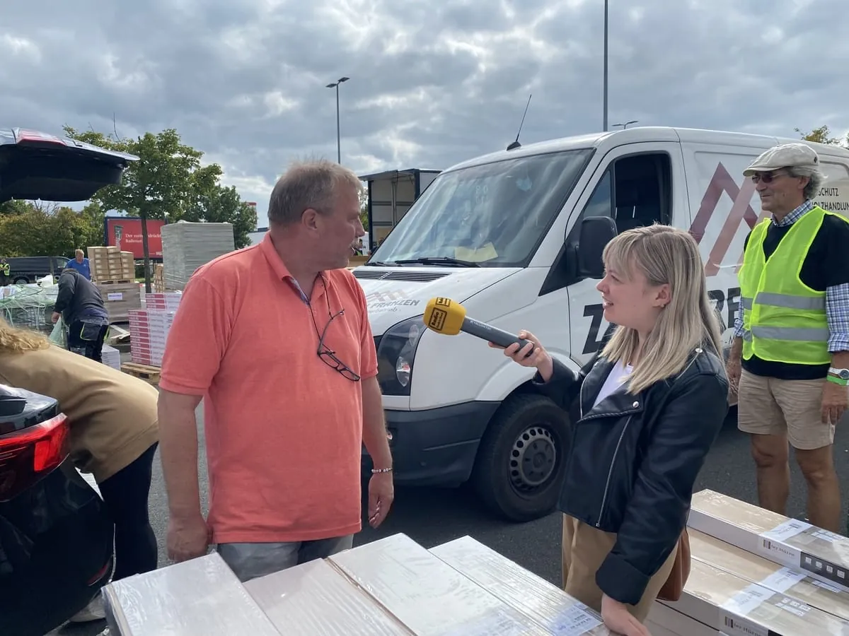 Hilfsaktion Bodenflut in Euskirchen