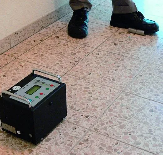 Prüfung der Rutschsicherheit