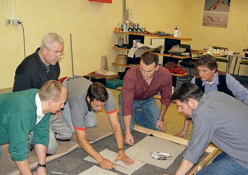 Teppichverlegen will gelernt sein