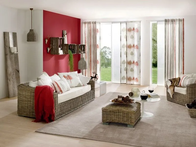 Florale Motive im Herbst