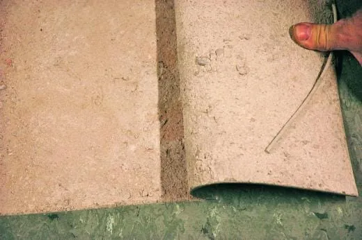 Wenn Belagablösungen drohen