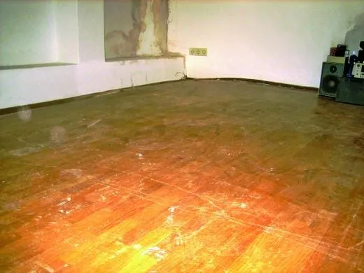 Schmerzhafte Betoninjektion