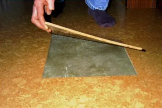 Falschen Klebstoff verwendet