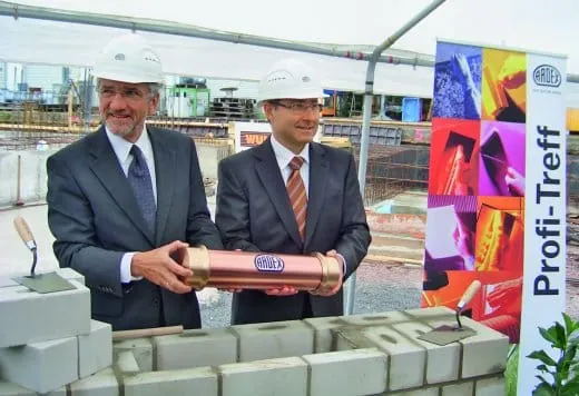 Der Grundstein ist gelegt