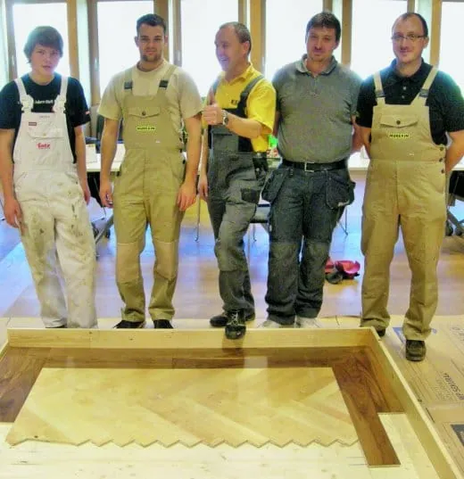 Bodenleger bilden sich fort