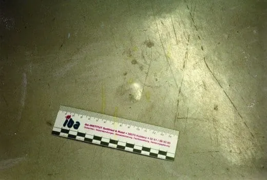 Eine Struktur wie Orangenhaut