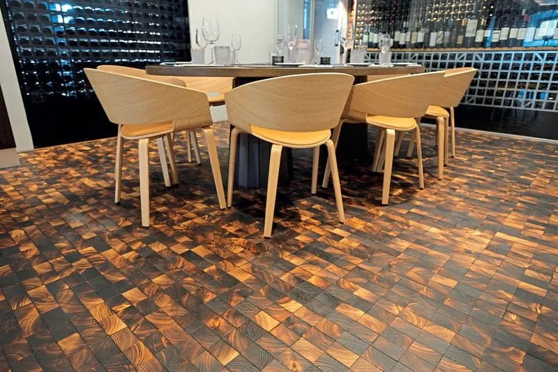 Holzpflaster Der Belastung die Stirn bieten