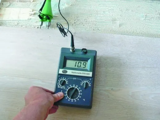 Feuchtigkeit raus, aber langsam