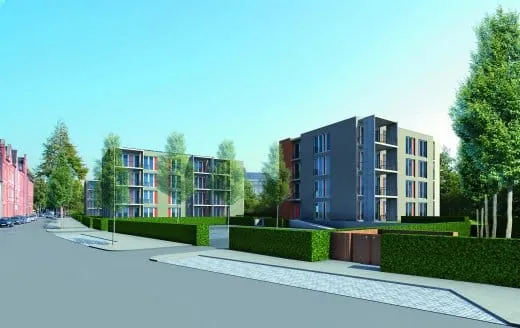 Estrich für 1. Klimaschutzsiedlung