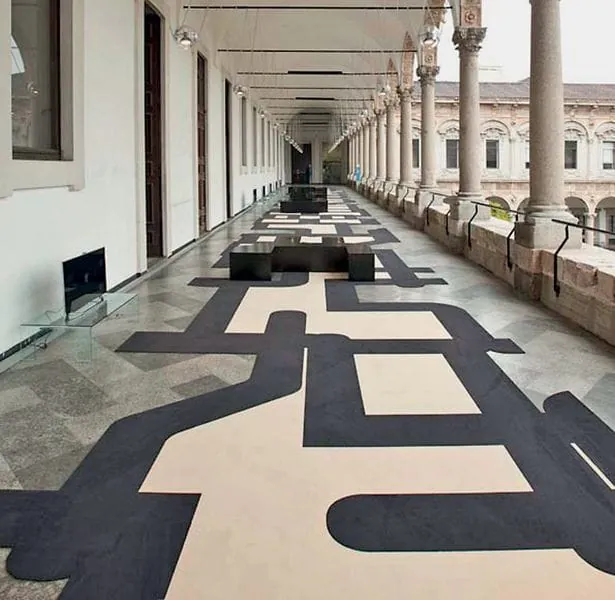 Plakativ in Szene gesetzt