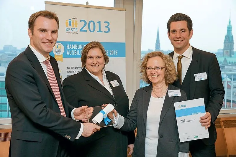 Ausgezeichnete Ausbildung