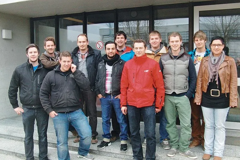 Engagierte junge Meister