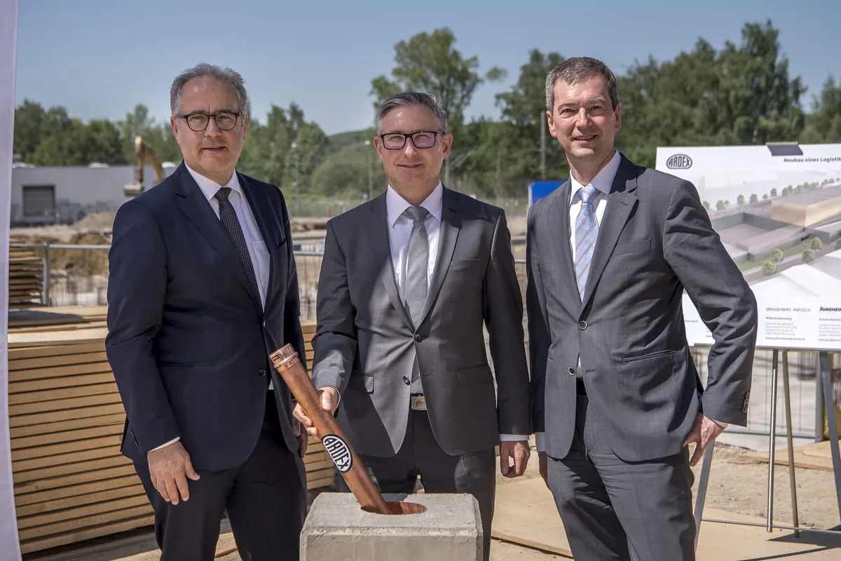 Ardex: Baustart für neues Logistikzentrum