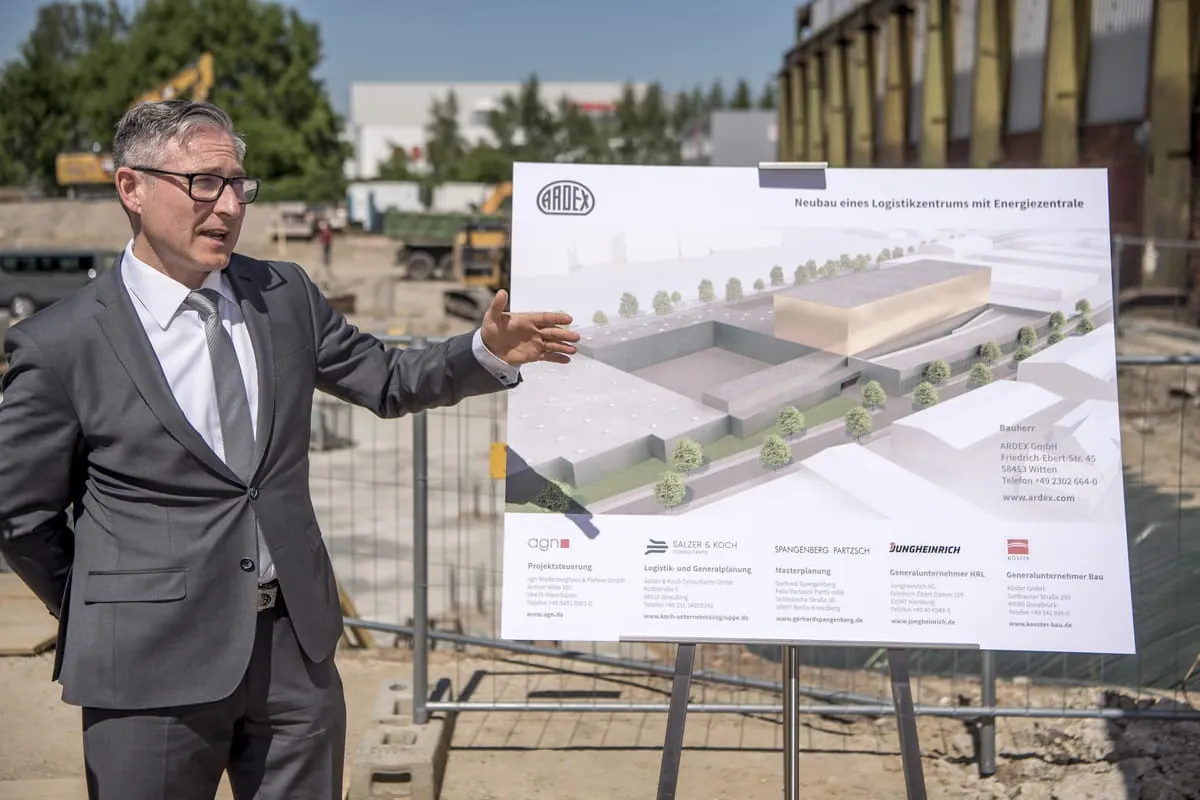 Ardex neues Logistikzentrum