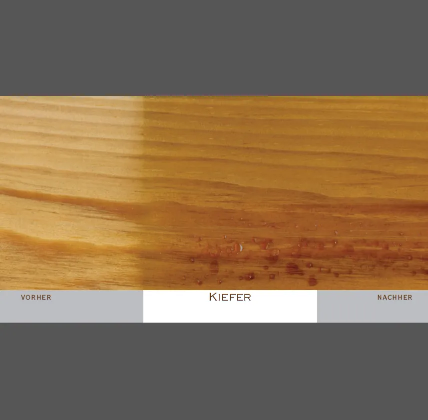Farbveränderungen bei Parkett durch Sonneneinstrahlung (Kiefer)