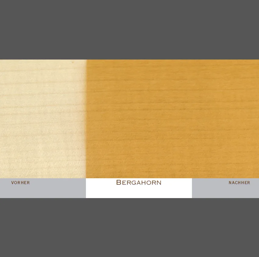 Farbveränderungen bei Parkett durch Sonneneinstrahlung (Bergahorn)