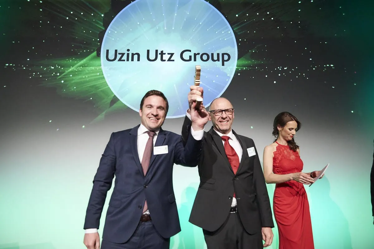 Philipp Utz und Heinz Leibundgut Axia Best Managed Companies Award 2019