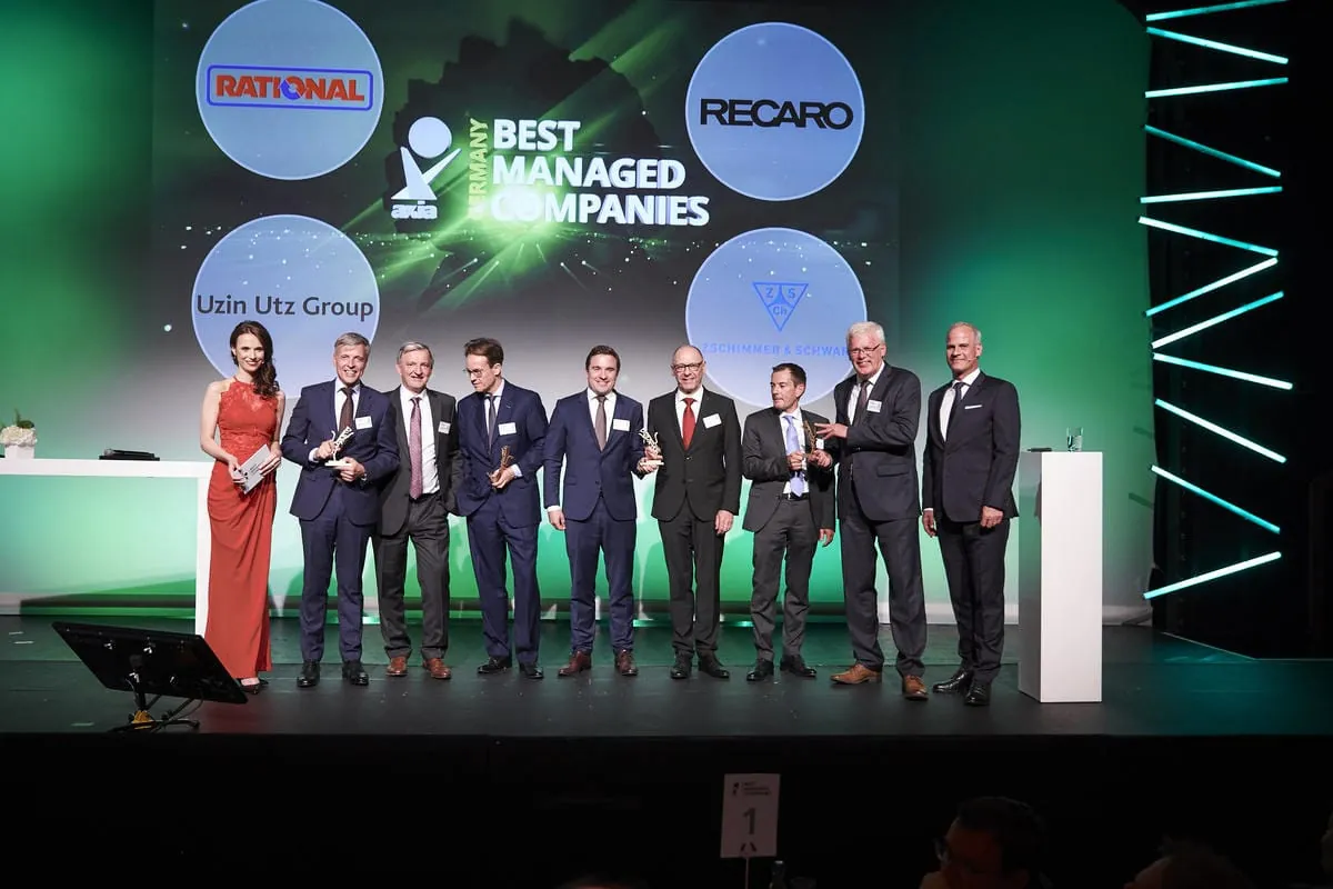 Uzin Utz gewinnt den Axia Best Managed Companies Award 2019