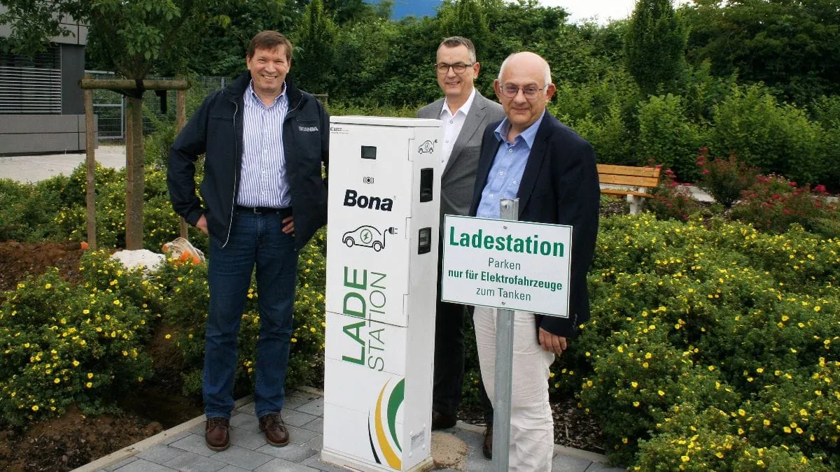 Bona setzt in Limburg auf vollelektrischen LKW