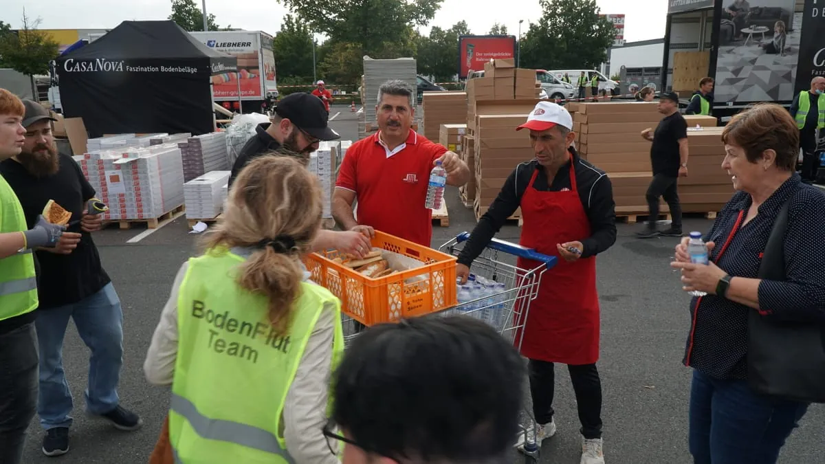 Hilfsaktion Bodenflut in Euskirchen