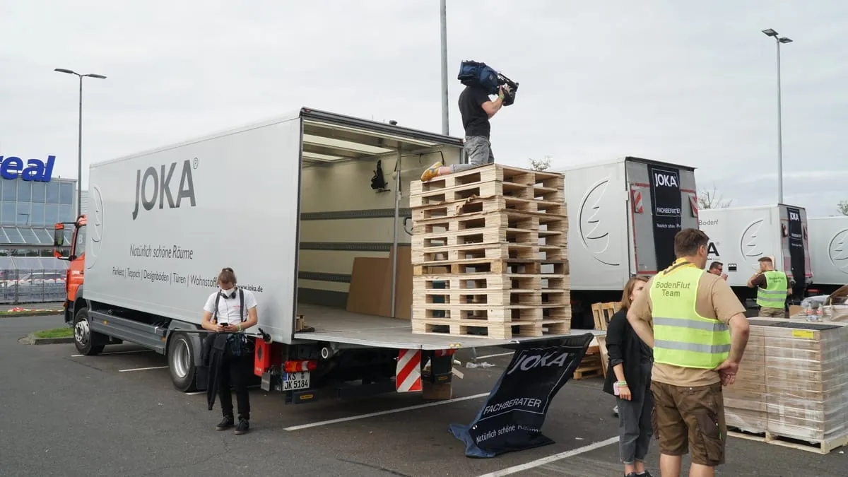 Hilfsaktion Bodenflut in Euskirchen