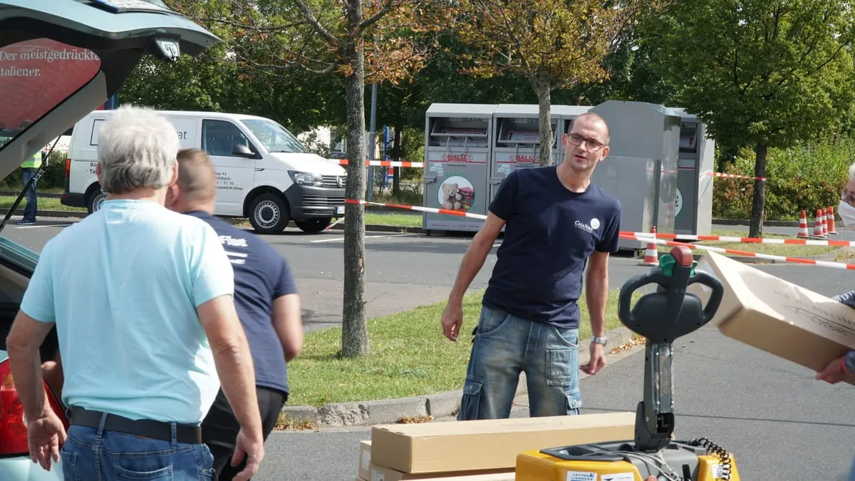 Hilfsaktion Bodenflut in Euskirchen