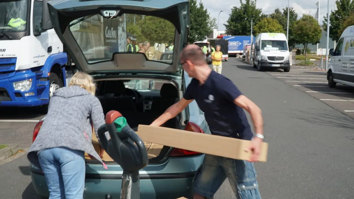 Hilfsaktion Bodenflut in Euskirchen