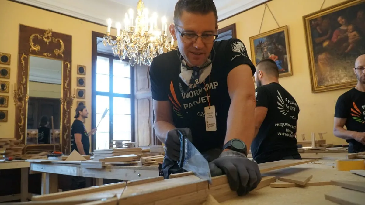 Workcamp parquet Vizivice (CZ)