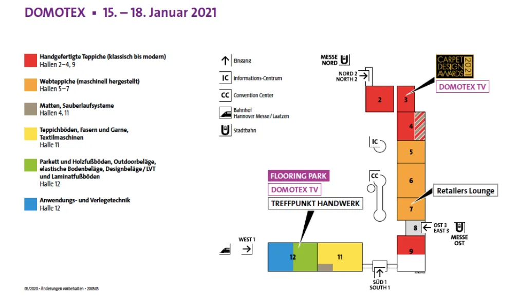Domotex 2021: Messemacher geben sich optimistisch