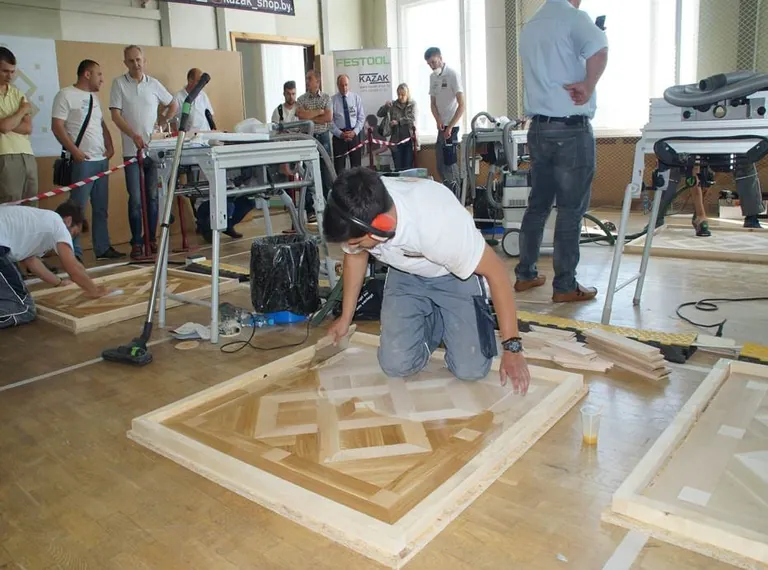 12. Europ&auml;ischer Wettbewerb der Parkettleger