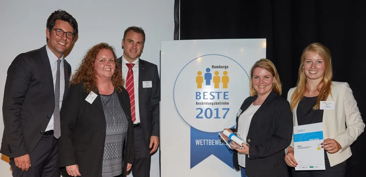 Mega: Erneut einer von Hamburgs besten Ausbildungsbetrieben