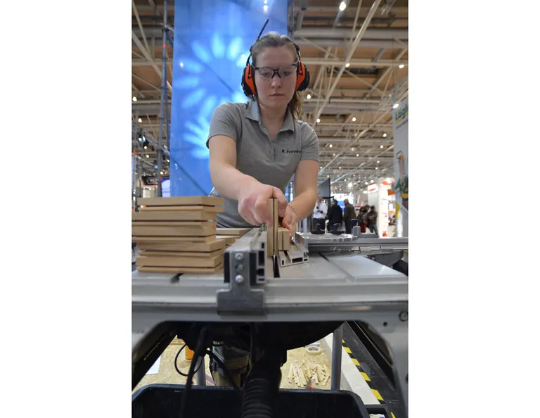 EuroSkills Bodenleger Regina Fraunhofer