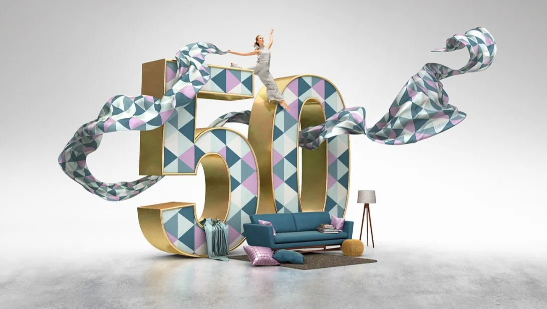 Heimtextil feiert 50. Geburtstag