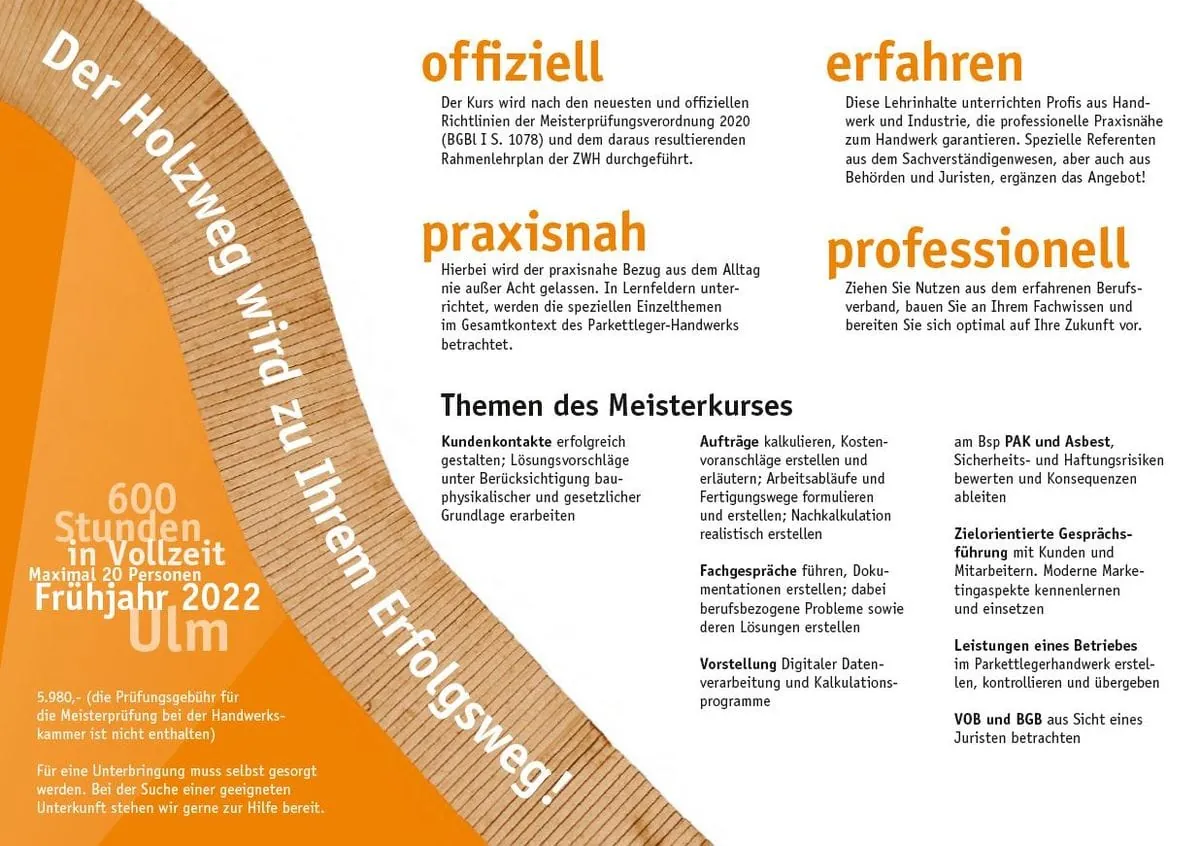 Auf dem Holzweg ganz nach oben