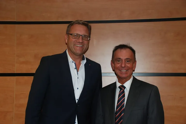 Sven Bl&uuml;mel (links) und J&uuml;rgen Kullmann