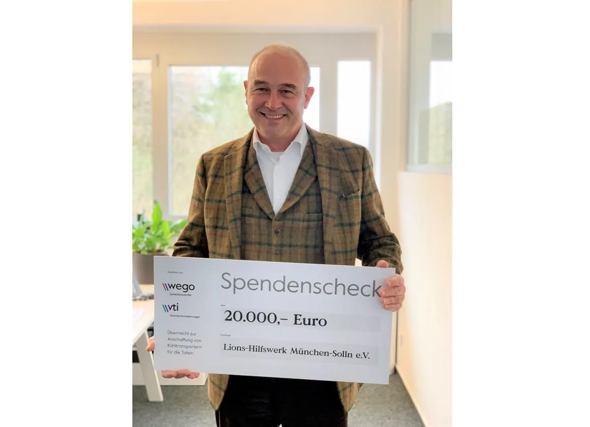 Wego/Vti: Spende an die Tafeln