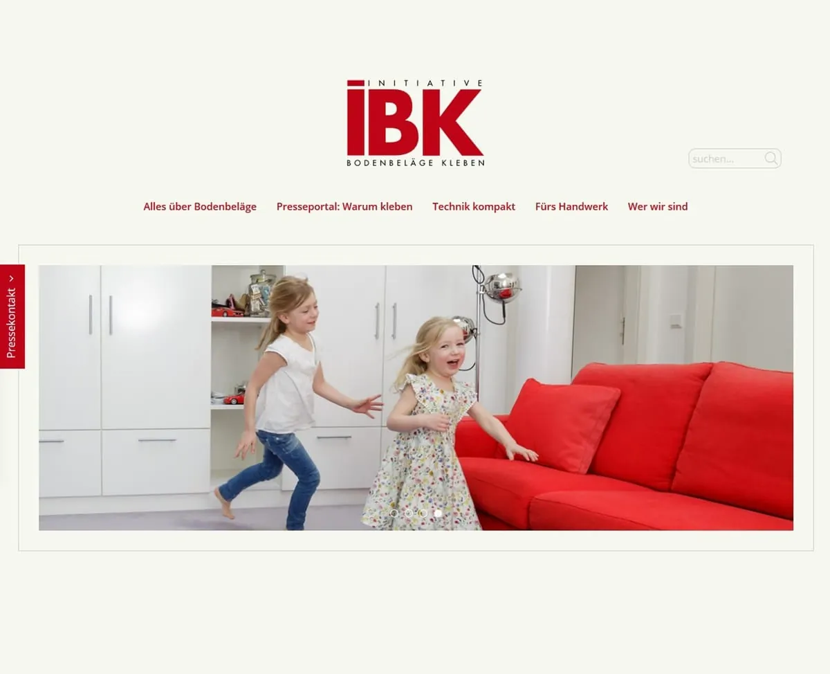 "Initiative Bodenbeläge kleben" jetzt online