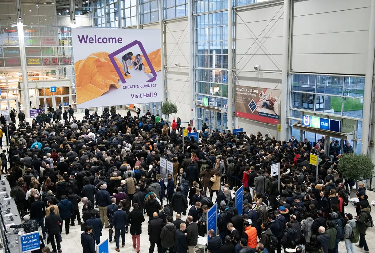 Domotex: Erstmals leichter Besucherrückgang, 70 Prozent der Besucher aus dem Ausland