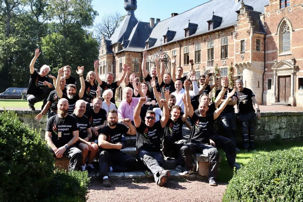Workcamp Parquet 2021 in Schloss Groot-Bijgaarden, Belgien