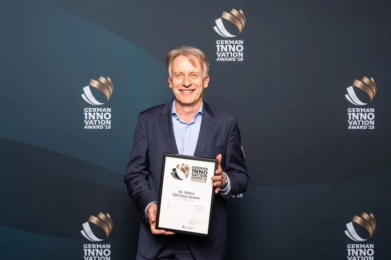 Dr. Schutz Group: German Innovation Award 2019 für "ESD Floor System"
