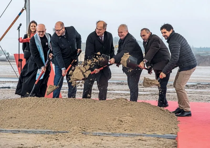 Spatenstich für Werk im polnischen Biskupiec