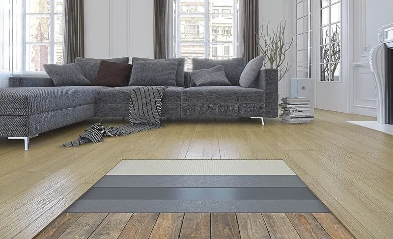 Designbelag auf Altbelag im System verlegen