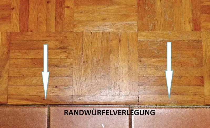 Was bedeutet Randwürfelverlegung?