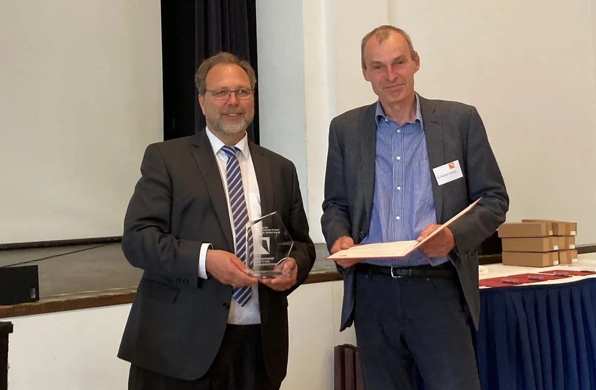 BVPF: Norbert Arnold mit Baumann-Fröhlich-Preis ausgezeichnet